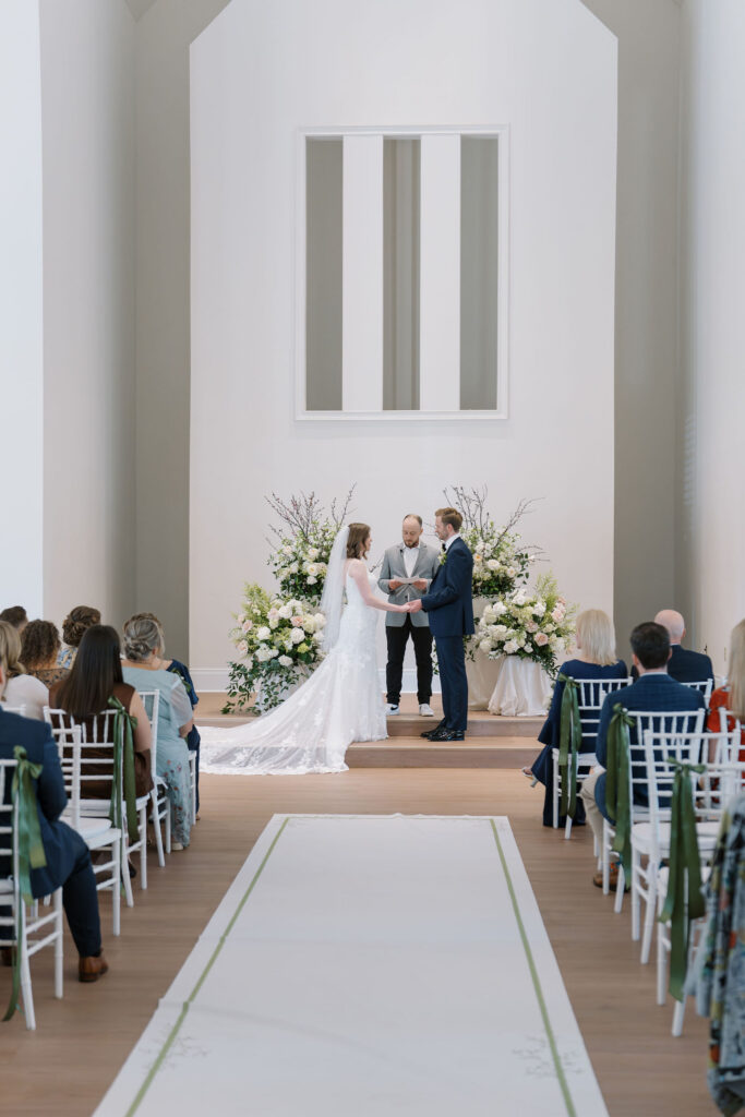 A Spring ceremony at The Ritz Charles Garden Pavilion